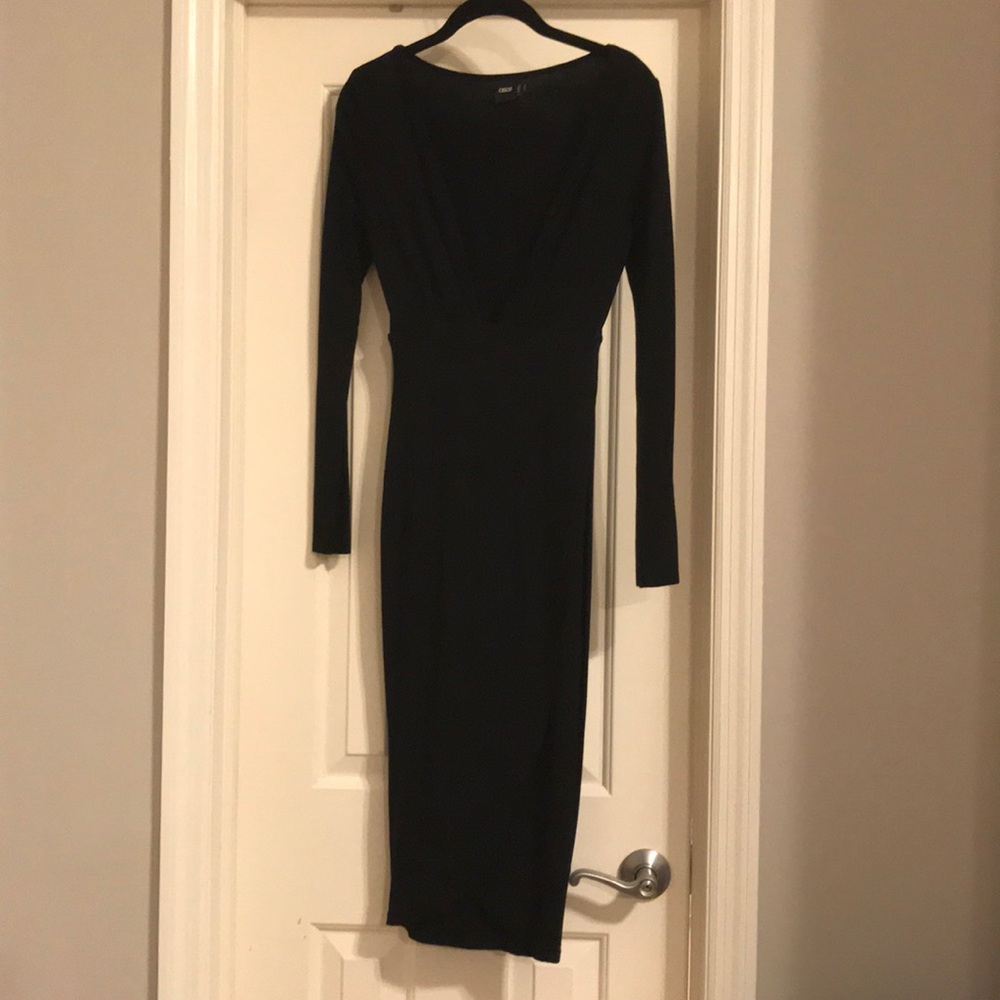 ASOS Black Midi Dress